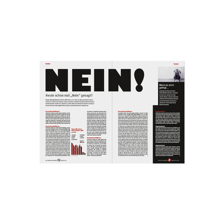 Magazingestaltung, Zeitschriftenlayout, Kundenmagazine gestalten, Mitarbeitermagazine gestalten,
				Newsletter-Layout, Magazine, Geschäftsberichte gestalten, Satzanweisungen, Geslatungsraster Zeitschriften, Zeitschriften gestalten, Indesign